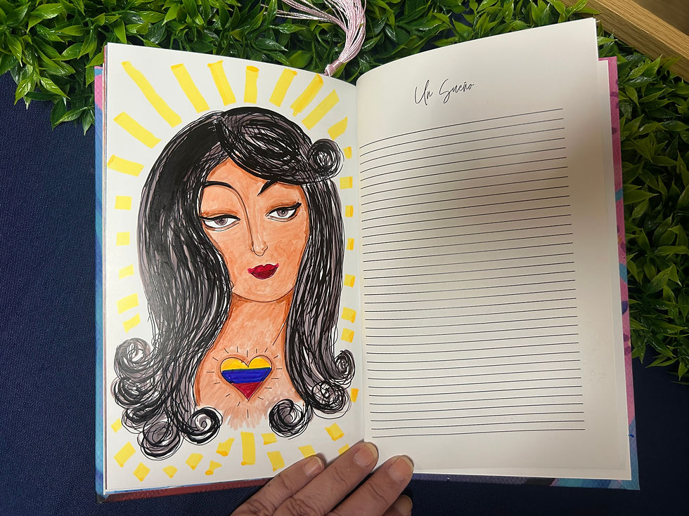 Zari’s transformation of the last coloring drawing of the book.