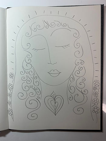 Today’s drawing of Mary Magdalene