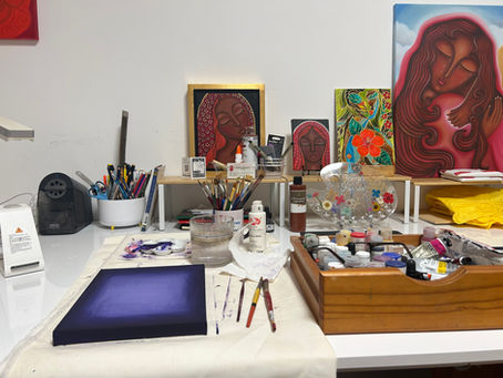 Tanya Torres’ art studio