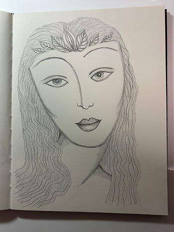 Today’s drawing of Mary Magdalene