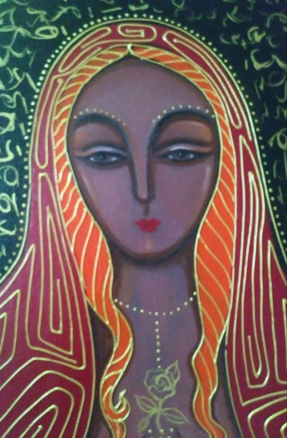 Mary Magdalene, Priestess of Isis by Tanya Torres