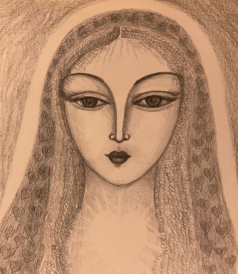 Heart Veil, Drawing the Ineffable by Tanya Torres