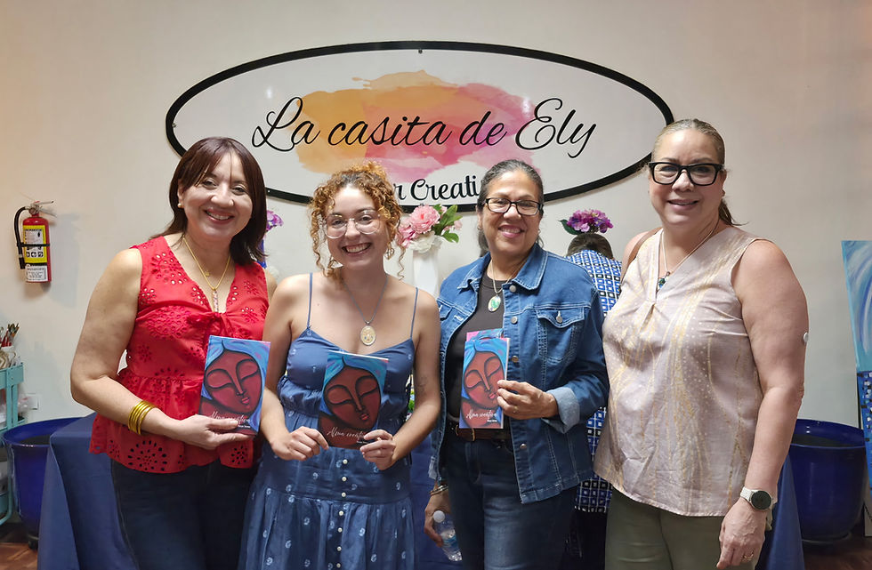 Tanya Torres’ friends from high school: Belkis Santiago, Ivette’s Daughter (we lovingly remember her mom, our friend and classmate), Mayra Almodovar and Brunny.