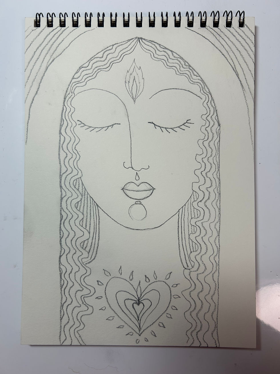Today’s drawing of Mary Magdalene