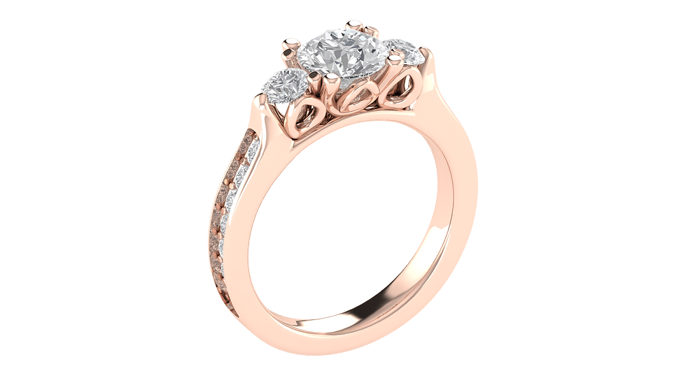 Thumbnail: Luxe Halo Engagement Ring