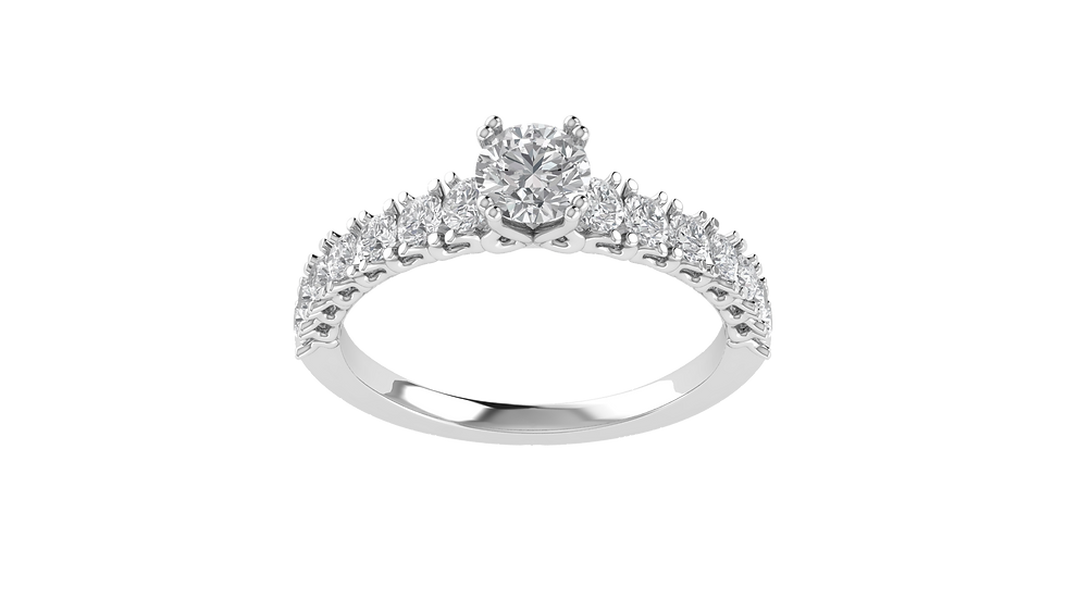 Thumbnail: Starlight Pave Engagement Ring