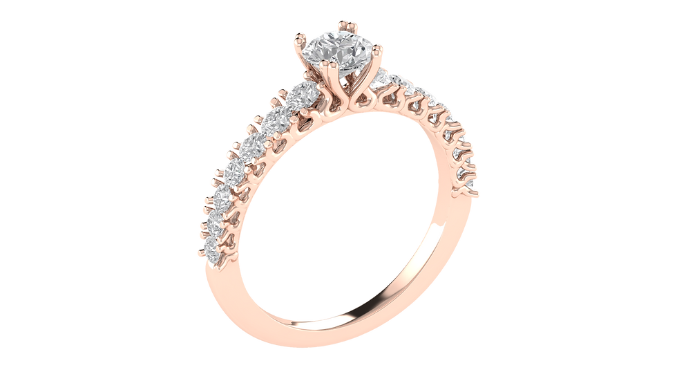 Thumbnail: Starlight Pave Engagement Ring