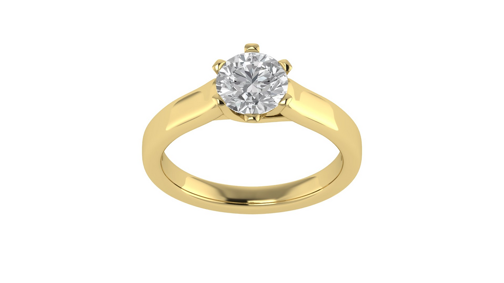 Thumbnail: Intricate Solitaire with Swirling Embrace
