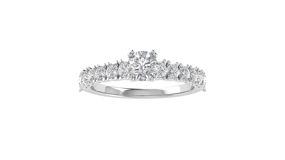 Thumbnail: Starlight Pave Engagement Ring