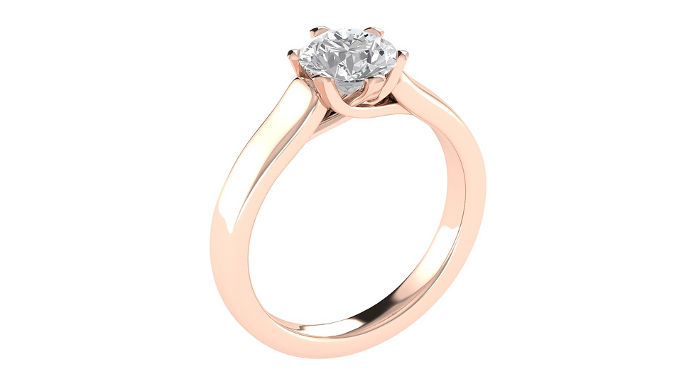 Thumbnail: Intricate Solitaire with Swirling Embrace