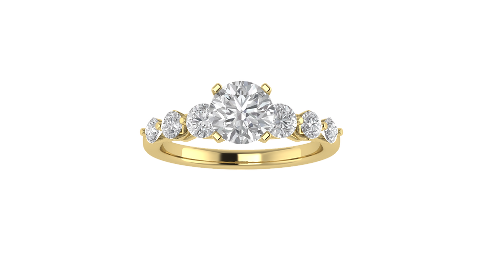 Thumbnail: Classic Pave Engagement Ring