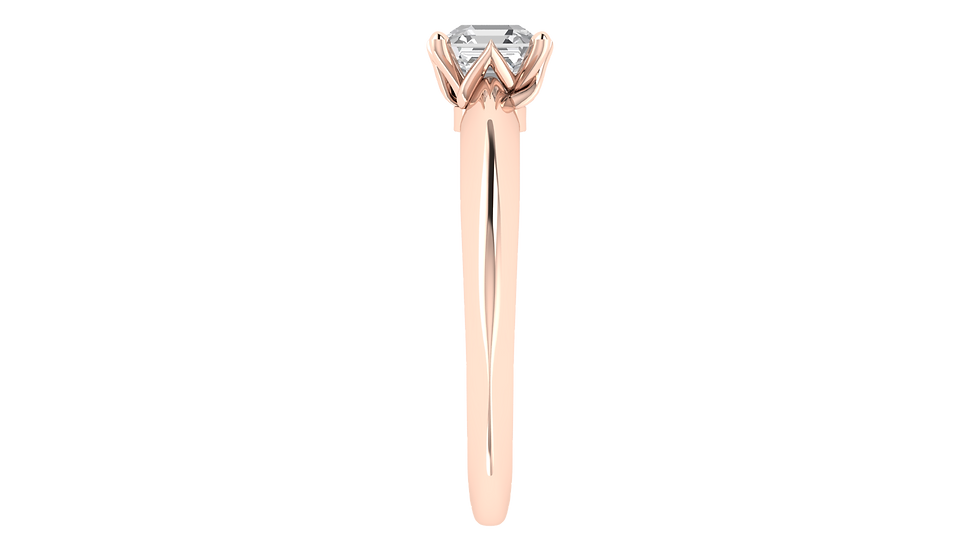 Thumbnail: Asscher Allure Diamond Ring