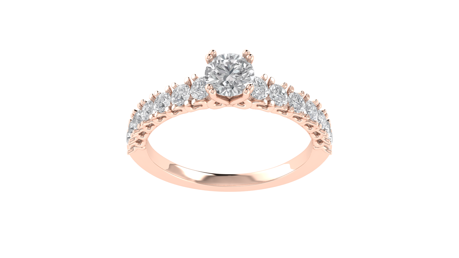 Starlight Pave Engagement Ring