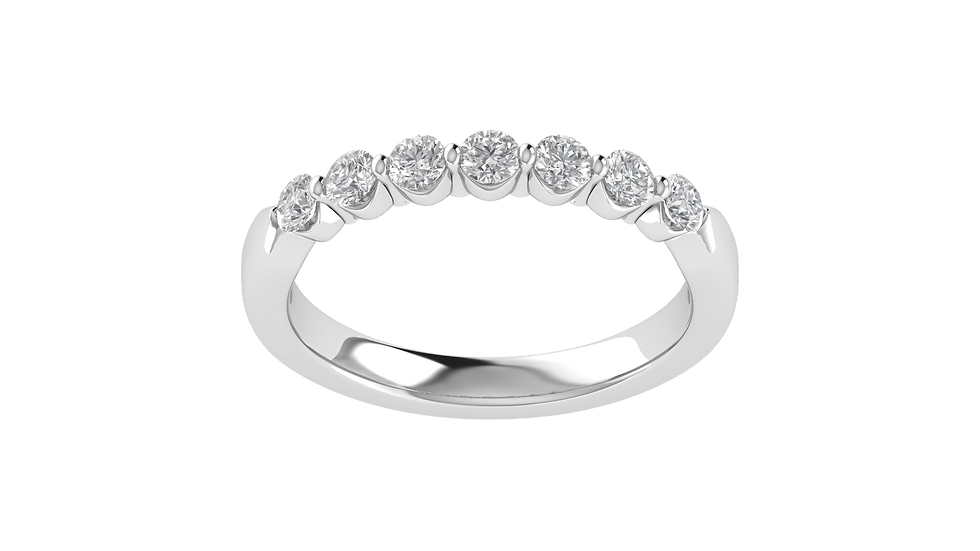 Thumbnail: 8 Pointer Wedding Band