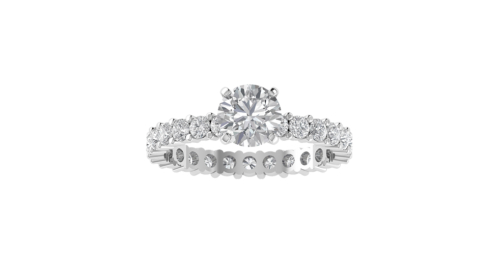 Thumbnail: Graceful Solitaire Engagement Ring