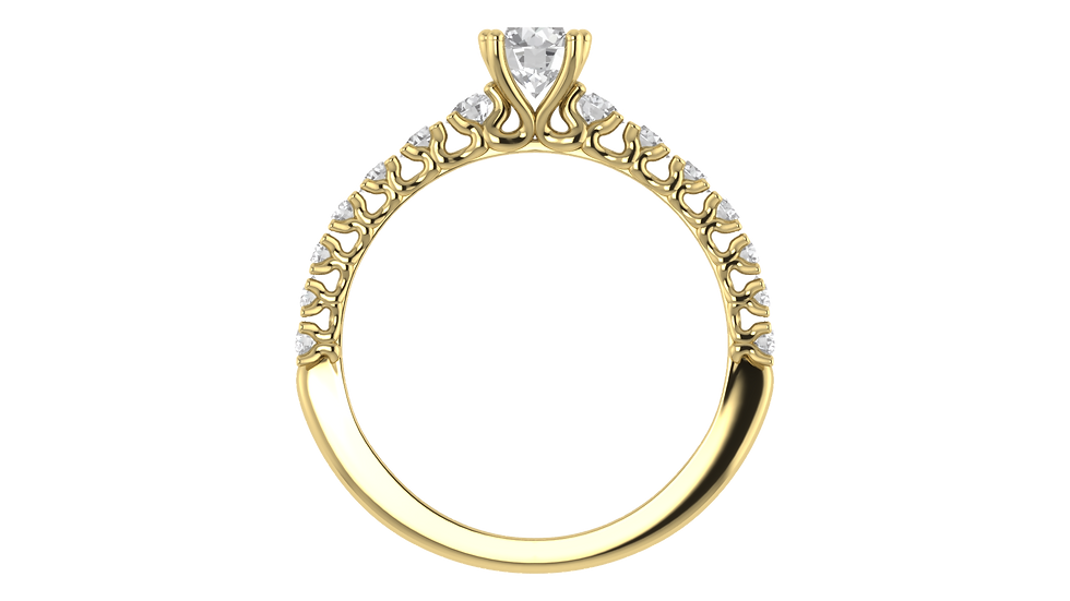 Thumbnail: Starlight Pave Engagement Ring