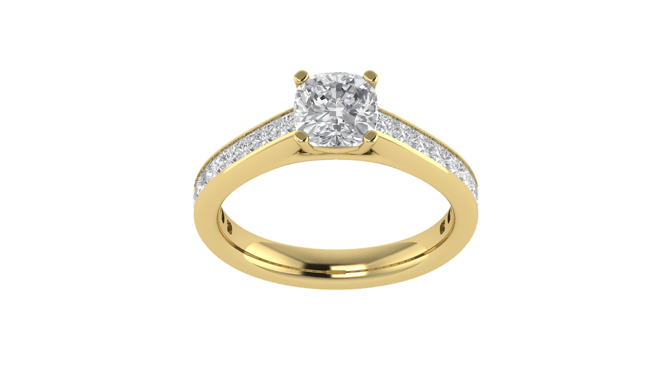 Thumbnail: Classic Cushion Cut Engagement Ring
