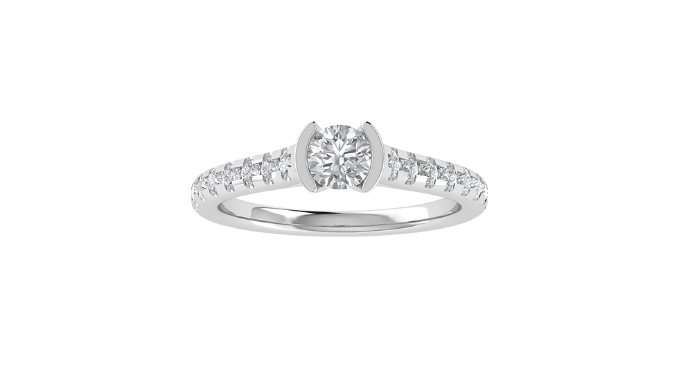 Thumbnail: Entwined Love Engagement Ring