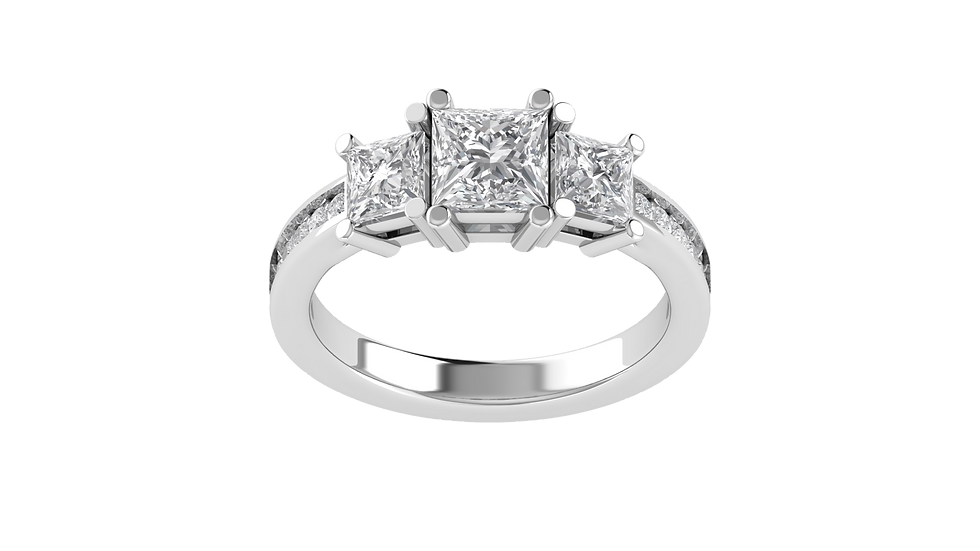 Thumbnail: Trinity Princess Ring