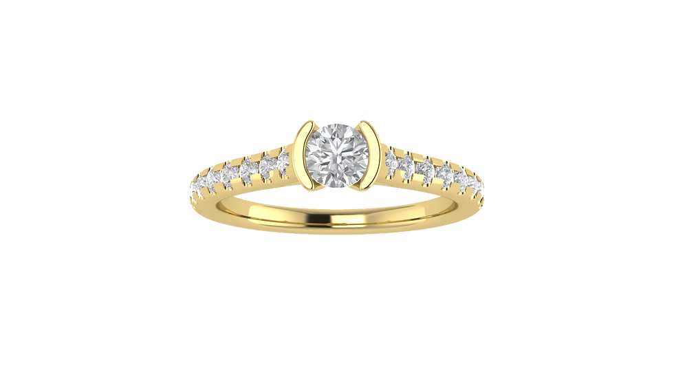 Thumbnail: Entwined Love Engagement Ring
