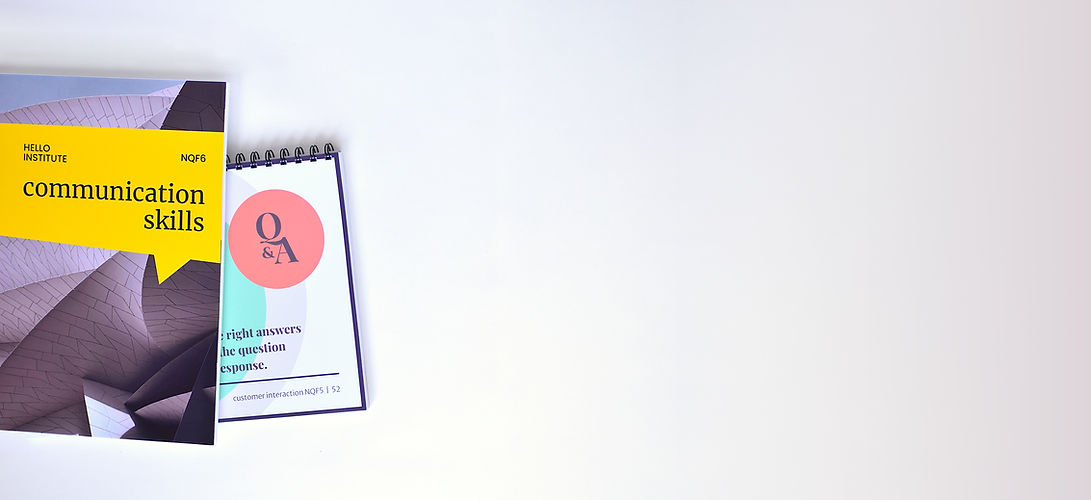 A business course book with a stunning yellow cover next to an insert displaying a colourful infographic.