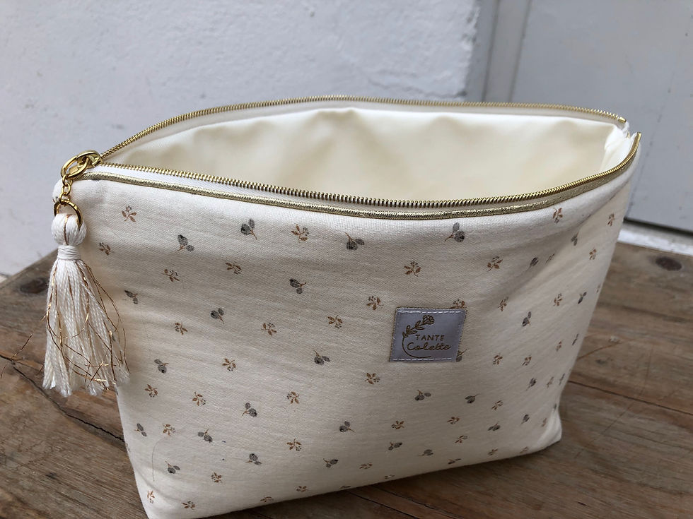 Miniature : Pénélope double gaze, la maxi trousse