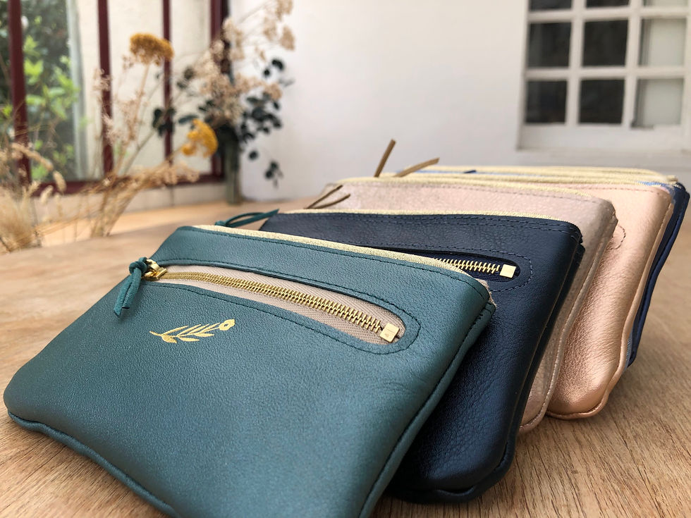 Miniature : Otto, le porte-monnaie double en cuir personnalisable