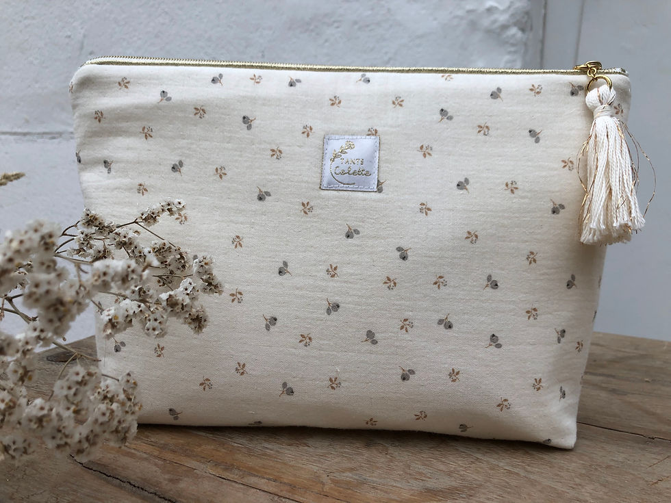 Miniature : Pénélope double gaze, la maxi trousse