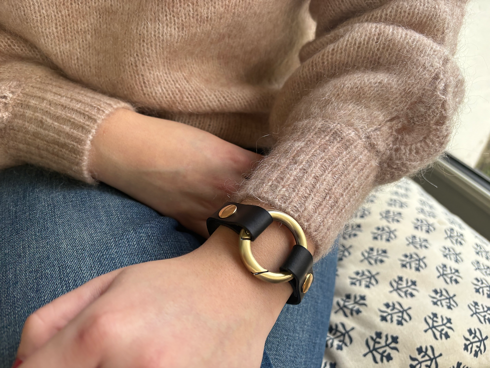 Miniature : Hyacinthe, le bracelet mousqueton personnalisable