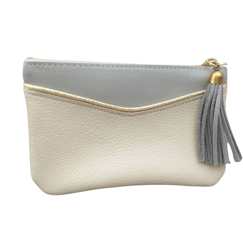 Miniature : Elliot, le porte-monnaie bicolore en cuir personnalisable