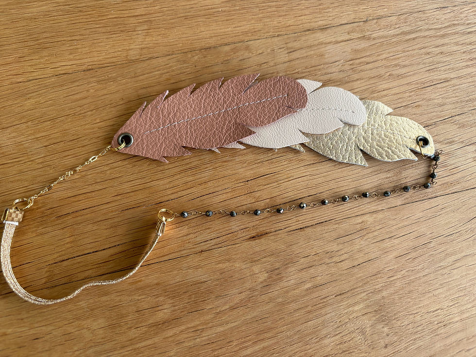 Miniature : Augustine, le headband en cuir