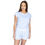 Thumbnail: Women's Sky Blue Jersey Short Sleeve Set