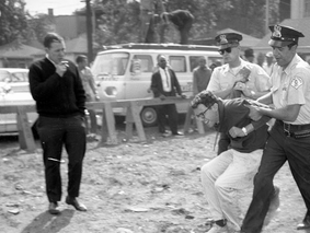 Bernie Sanders 1963 Protest on segregation.