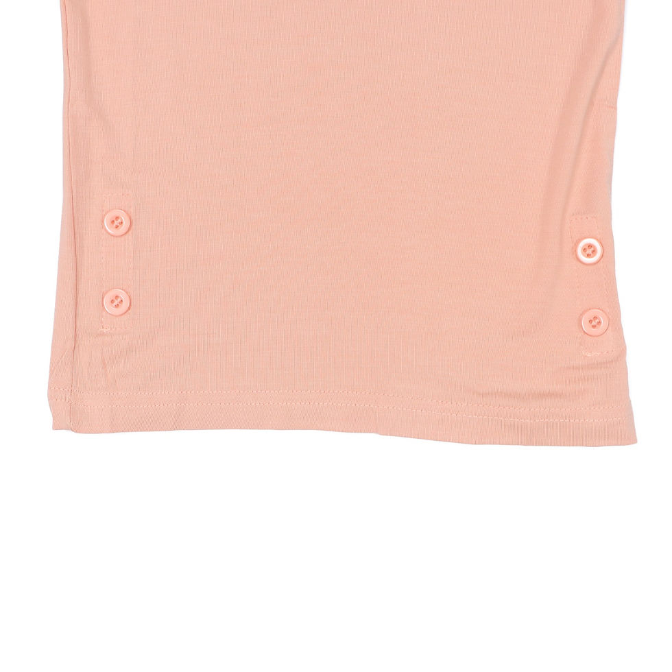 Thumbnail: 2-piece Long Sleeve Pyjamas (Regular Fit - Peach)