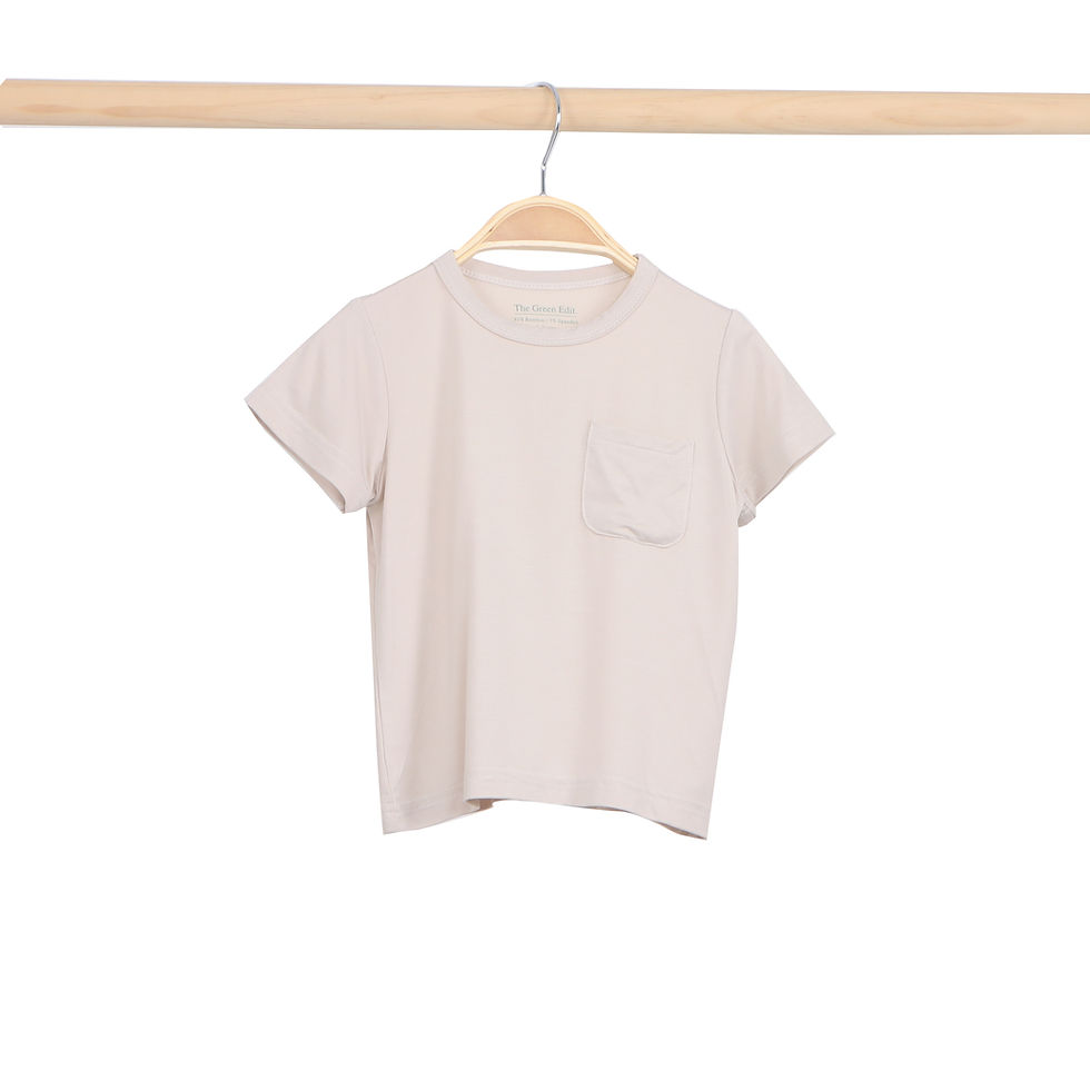 Thumbnail: Premium Bamboo T-Shirt & Shorts Set (Buttermilk)