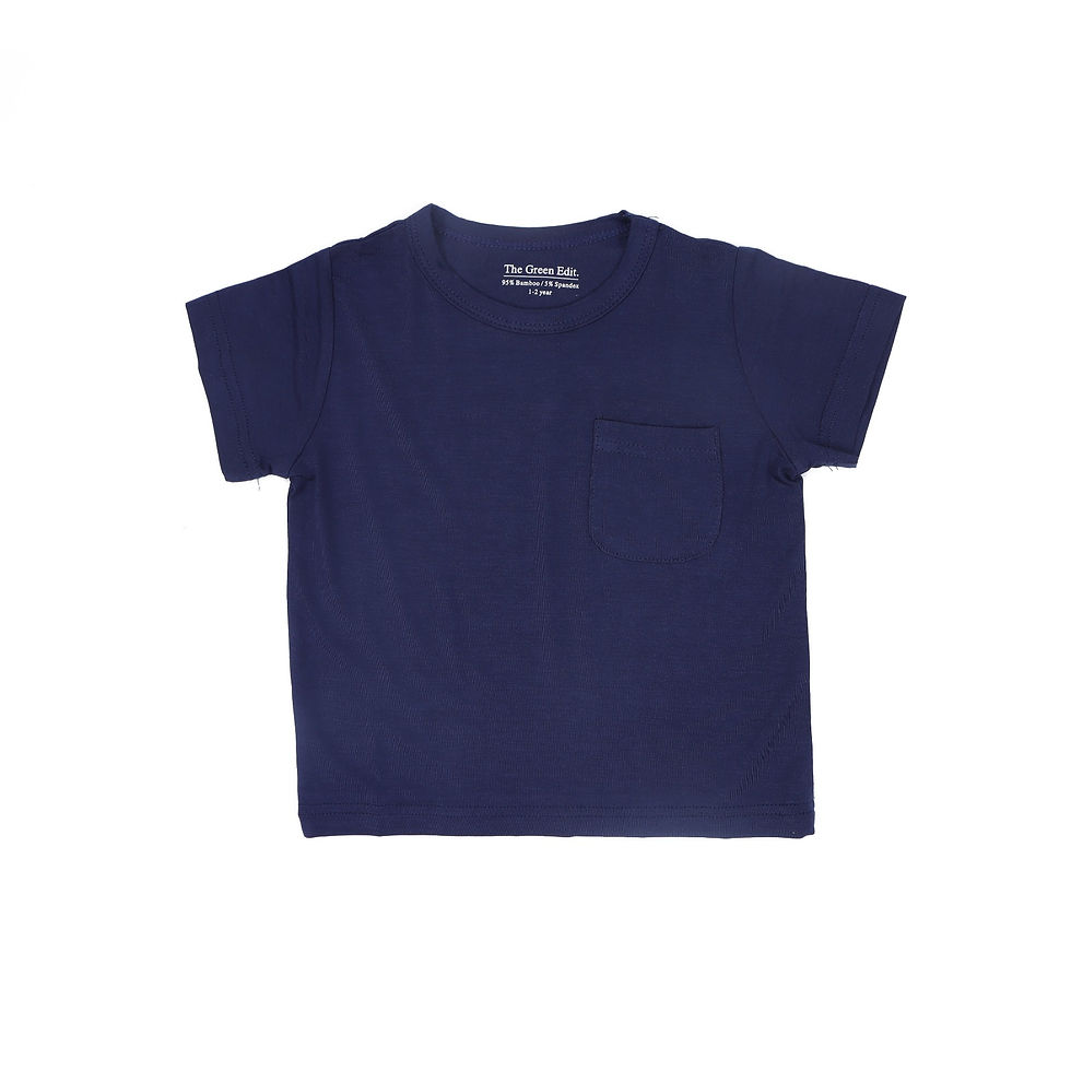 Thumbnail: Premium Bamboo T-Shirt & Shorts Set (Blueberry)