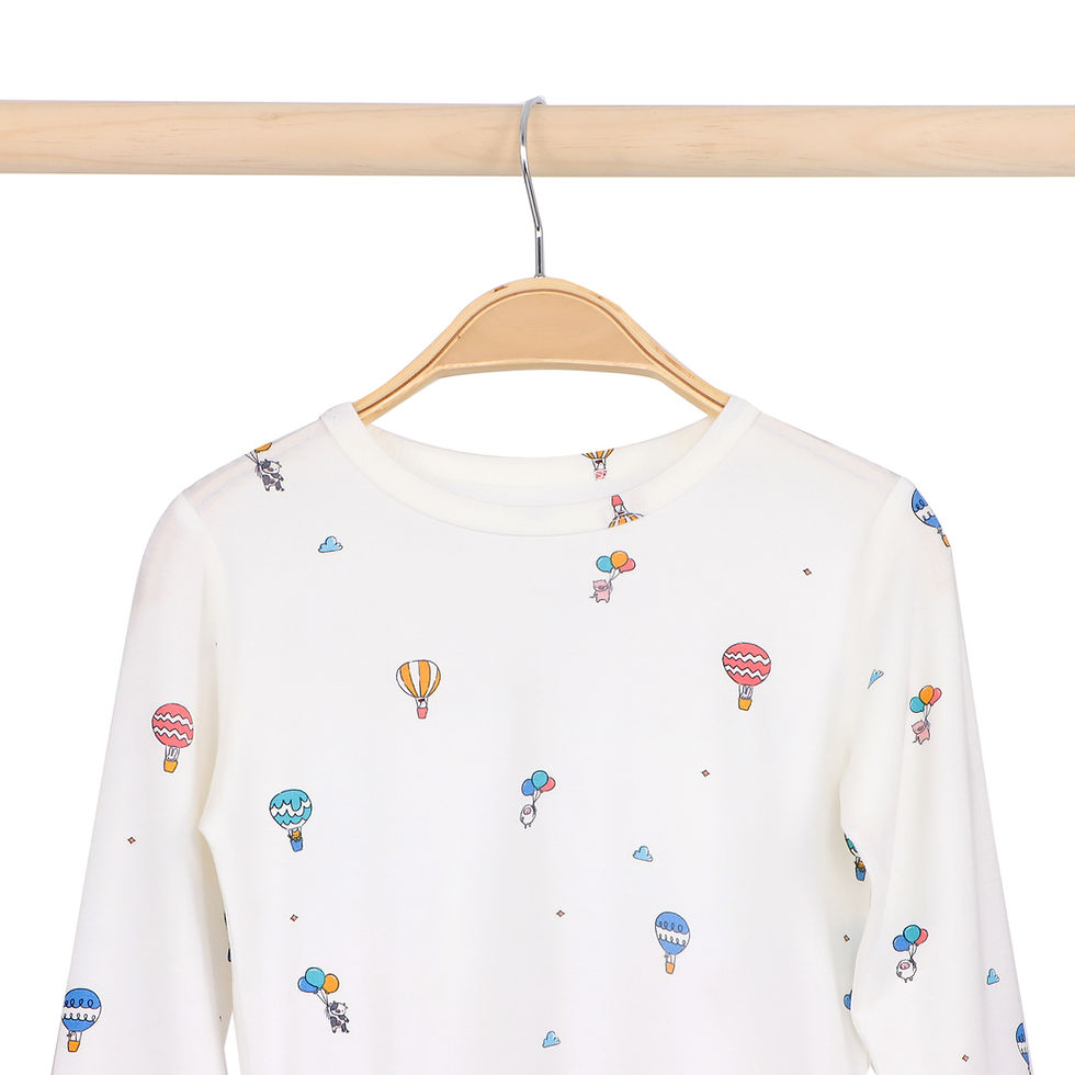 縮圖：Premium Bamboo Kids Pyjamas (Balloon Fiesta)