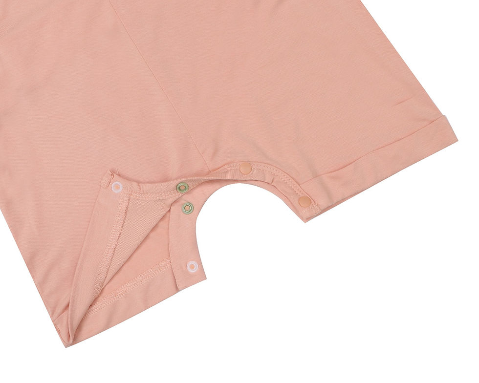 Thumbnail: Premium Bamboo Unisex Overalls (Peach)