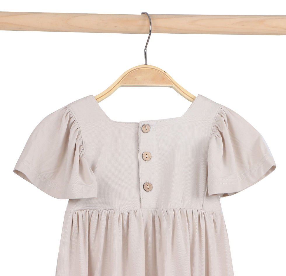 Thumbnail: Premium Bamboo Dress (Buttermilk)