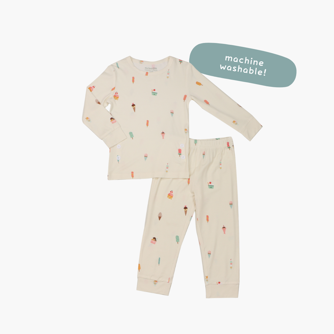 Premium Bamboo Pyjamas Set (Ice Cream) | 1–8 years old