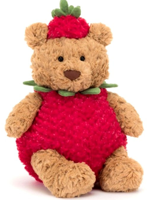Jellycat Strawberry Bartholomew Bear