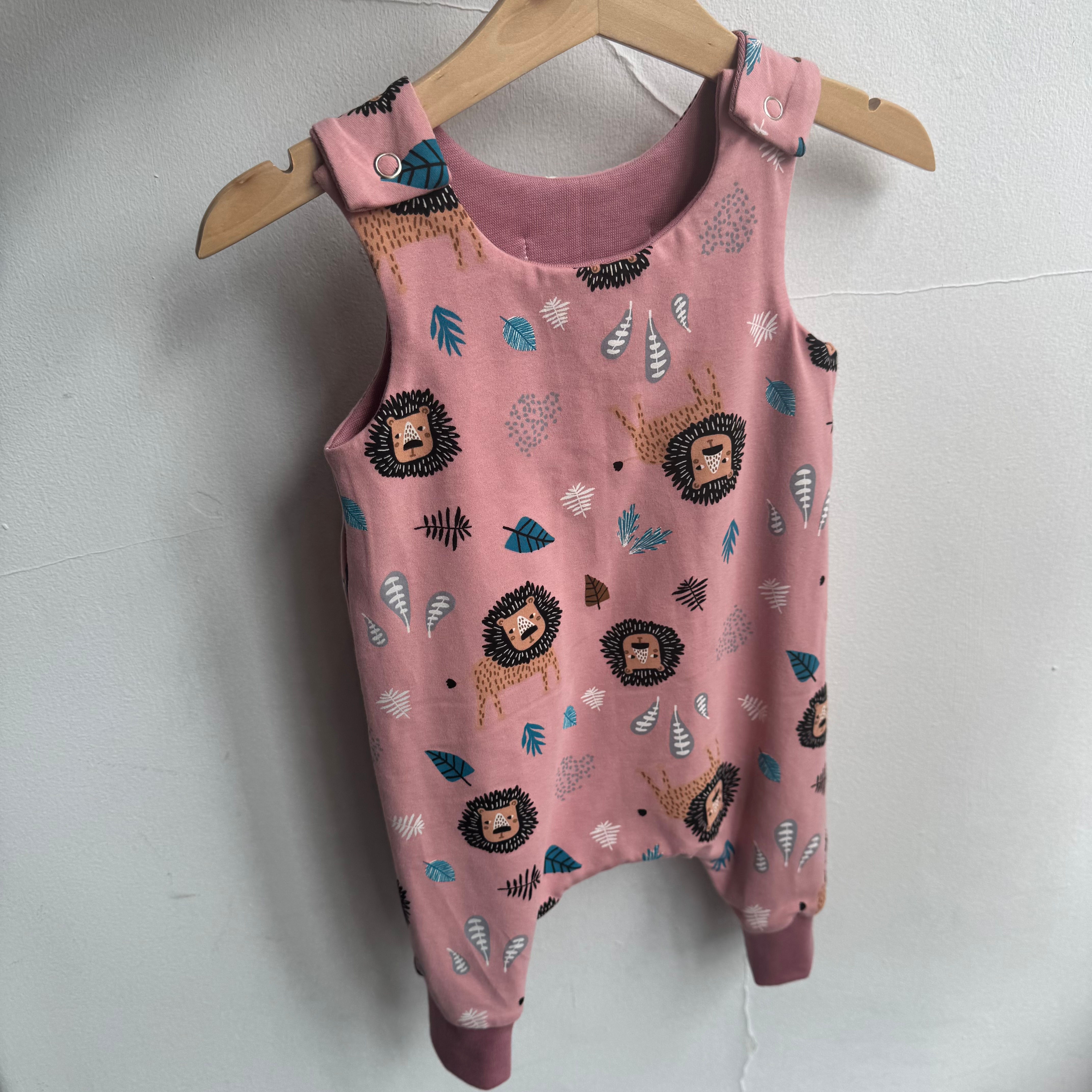 Bear & Babe Pink Lion Romper