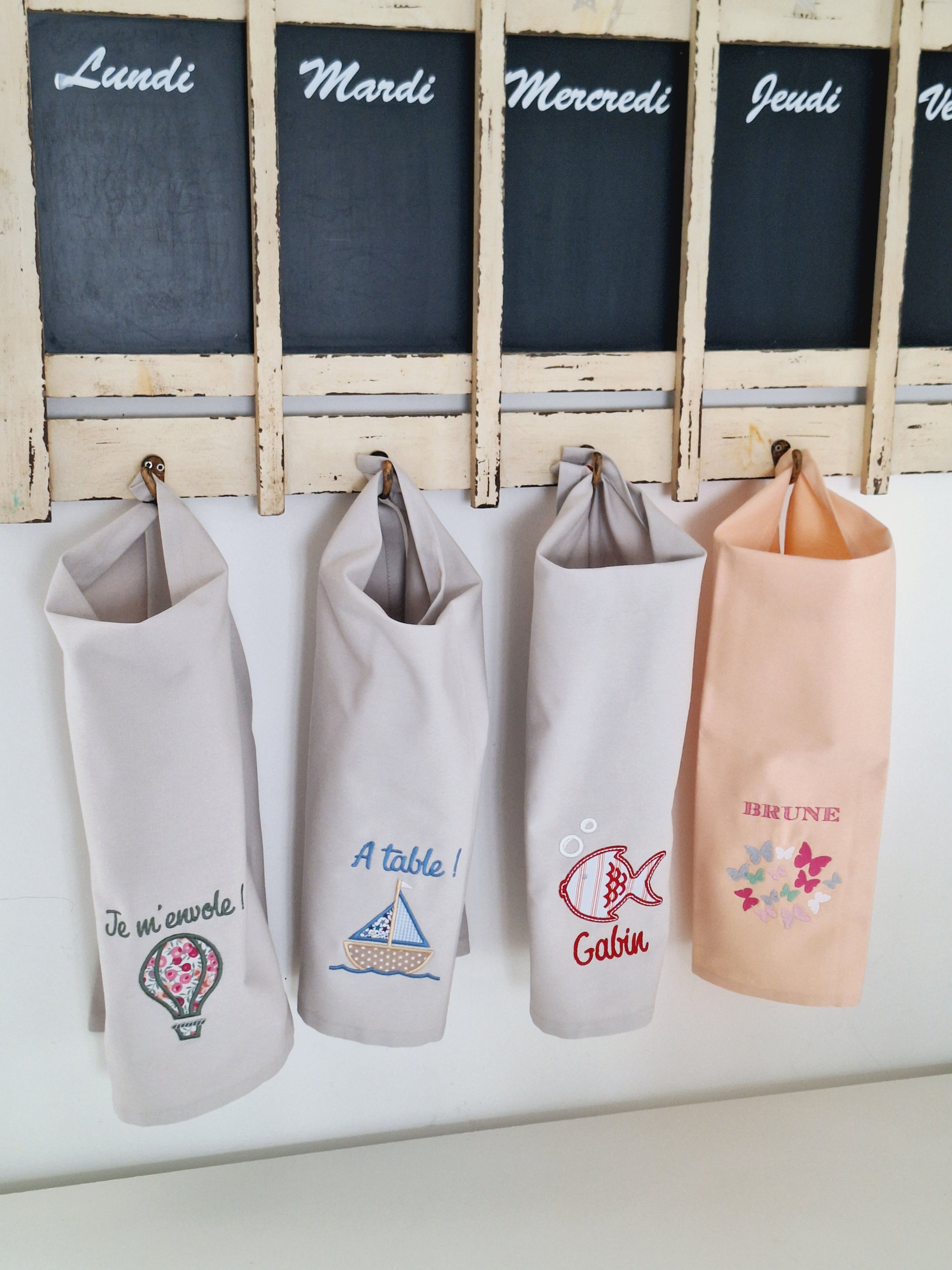 Serviette à pression