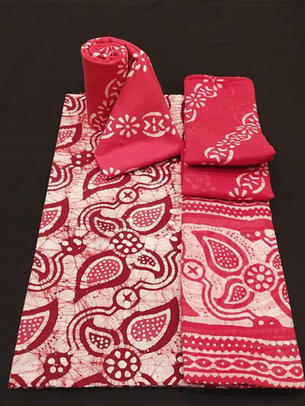 Cotton Batik Print Unstitch Suit