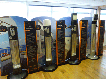 technoheater Display Stands