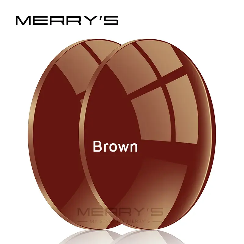 Thumbnail: MERRYS Polarized P2 Series 1.56 1.61 1.67 Myopia Sunglasses Lens Prescription