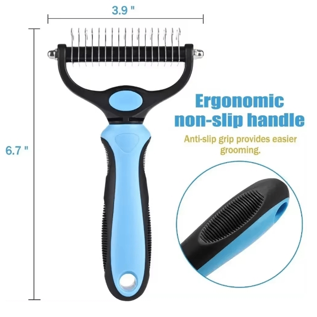 Thumbnail: Professional Double-Sided Pet Grooming Brush