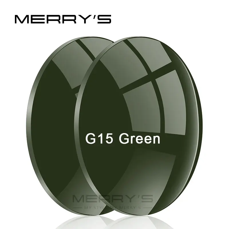 Thumbnail: MERRYS Polarized P2 Series 1.56 1.61 1.67 Myopia Sunglasses Lens Prescription