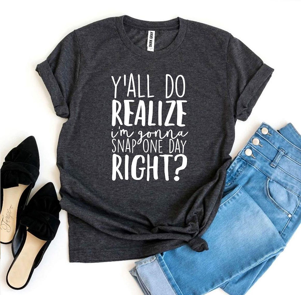 Thumbnail: Women's Funny Snap Graphic T-Shirt