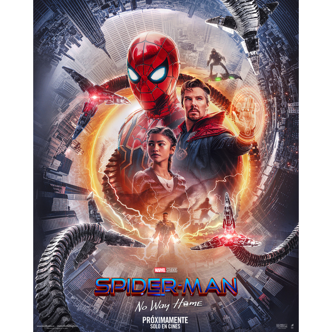 Poster A4 Spider man no way home